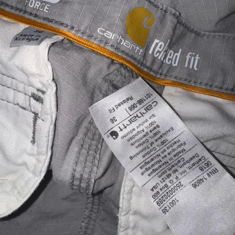 Carhartt gray cargo shorts men's size 38